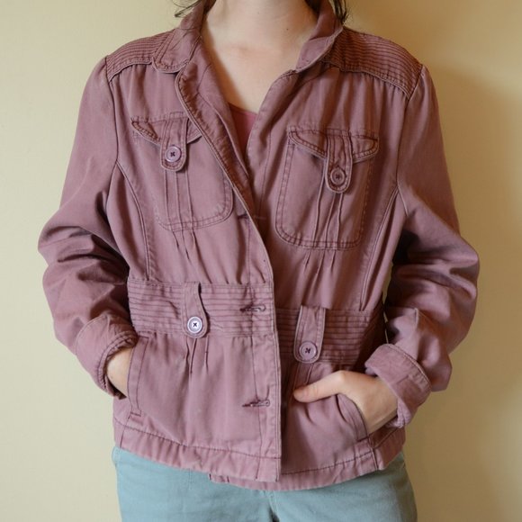 target pink denim jacket
